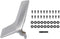 MOTOKU Matte Left Silver Driver Inside Inner Interior Door Handle Repair Kit for Mercedes W204 X 204 GLK250 GLK300 GLK350 W204 C230 C250 C350 C63 ...