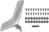 MOTOKU Matte Left Silver Driver Inside Inner Interior Door Handle Repair Kit for Mercedes W204 X 204 GLK250 GLK300 GLK350 W204 C230 C250 C350 C63 ...