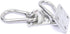2 Set Heavy Duty Hanger Hook Hammock Wall Mount, Suspension Ceiling Hooks Outdoor Swing Mounting Hook Exercise Hook Stainless Steel Swivel Carabin...
