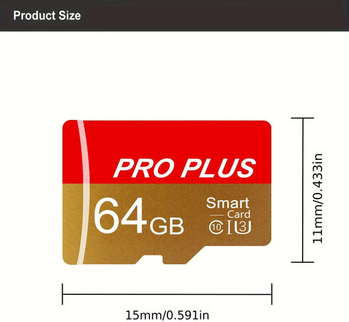 2 Pack Micro SD Card 64GB with SD Adapter High Speed Memory Card Up to 80Mb/s UHS-I Class 10 Memory TF Card for Tablet/Mobile Phone/Camera/Car Aud...