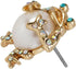 Betsey Johnson Women's Pearl Critters Frog Stud Earrings...