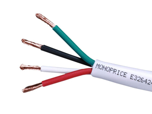 Monoprice 50ft 16AWG CL2 Rated 2-Conductor Loud Speaker Cable (For In-Wall Installation)...