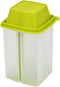 Home-X Pickle Container with Strainer - BPA Free Jalapeno Container for Mess-Free Storage of Condiment Food - Pickle Holder with Easy to Open Lid ...