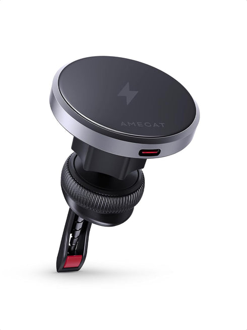 for MagSafe Car Mount Charger, Qi2 Certified 15W Ultra-Fast Magnetic Wireless Car Charger, Compatible with MagSafe Car Charger, Air Vent Phone Hol...