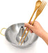 JapanBargain 3789, Bamboo Cooking Chopsticks with Spoon and Fork 3-in-1 Taste and Cook Cooking Utensil for Deep Frying Shabu Hot Pot Noodles, 13 i...