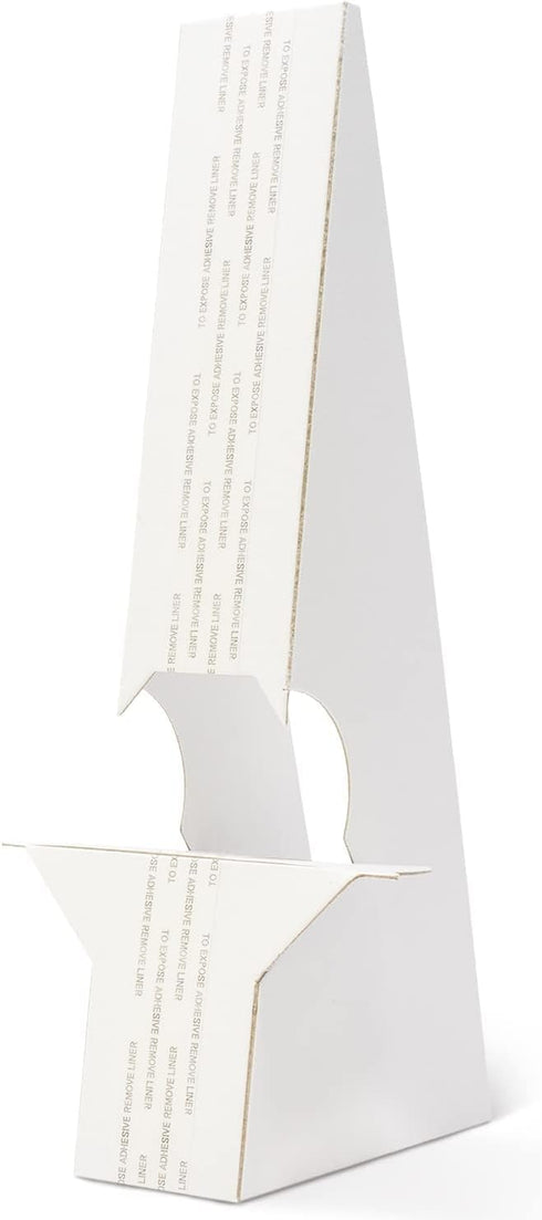 Lineco, 9 Inch, White Adhesive Self Stick Easel Stand Back, Double Wing, for Art Photos, Pack of 25...