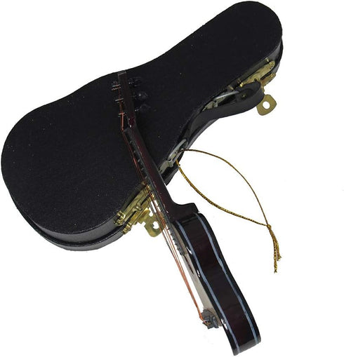 Kurt Adler J4544 5.52" Wood Pearlized Guitar Ornament...