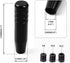 JoyTube 5" Gear Stick Shifter Knobs, Aluminum Alloy Shifting Lever Heavy Weighted Car Manual Transmission Shift Head Knob Fit Most Automatic Vehic...