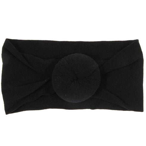 6 Pack Cute Toddler Baby Girls Elastic Soft Nylon Headwraps Infant Knot Bow Headband Turban (Set 2)...