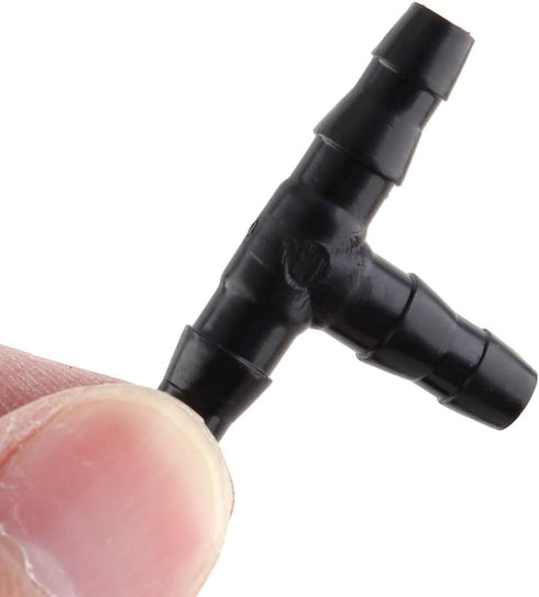 uxcell 10 Pcs 6mm Dia 3 Ways T Shape Airline Air Tube Connectors for Aquarium...