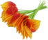 20Pcs Artificial Anthurium Flowers Real Touch Fake Flower for Home Decor Floral Arrangements Bouquets (Red,Sunset red)...