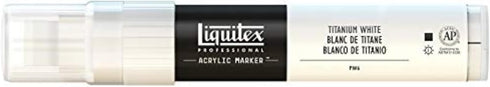 Liquitex Professional Wide Paint Marker, Titanium White...