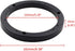 4Pcs Universal Black 6" Round 15mm Depth Speaker Spacers for Auto Car...