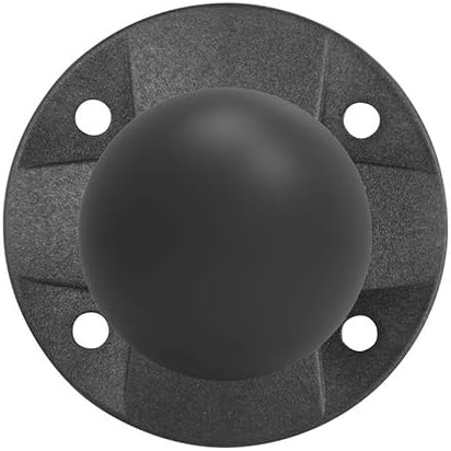 ARKON Mounts Circular 38mm (1.5") Ball to 4-Hole AMPS Adapter | Permanent Mount to Flat Surfaces | Reinforced Composite Construction for Durabilit...