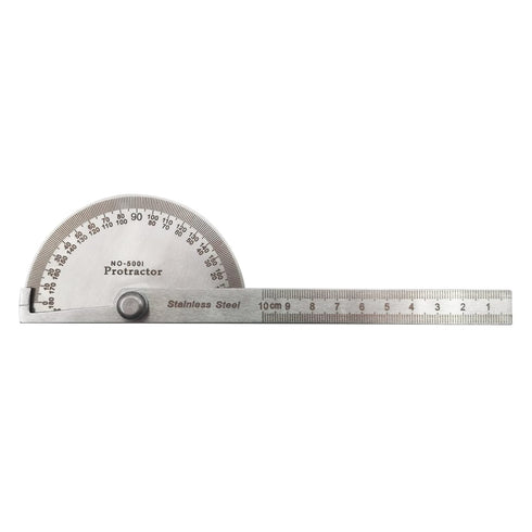 Angle Protractor,Stainless Steel Angle Ruler Finder 0-180 Degrees,10 cm Woodworking Ruler, Angle Measure Tool, Angle Finder Ruler, Craftsman Angle...