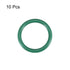 uxcell Fluorine Rubber O-Rings, 26mm OD 19mm ID 3.5mm Width FKM Seal Gasket for Machinery Plumbing, Green, Pack of 10...