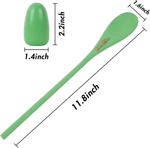 LovesTown 12 Pcs Egg Spoon Race Game Sets, Wooden Balance Relay Games for Kids Easter Eggs Hunt Outdoor Lawn...