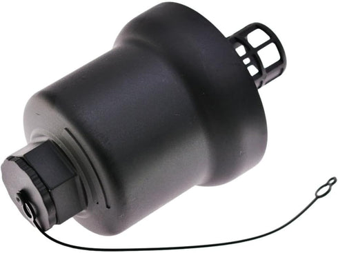 Engine Oil Filter Cap with Housing Cover 06D115408A 06D115408B 917-049 Compatible with Audi A3 A4 TT VW Eos Golf R GTI Jetta Passat...