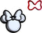 MINNIE MOUSE AND HER BOW CARTOON CHARACTER SET OF 2 SPECIAL OCCASION COOKIE CUTTERS 3D PRINTED MADE IN USA PR1539...