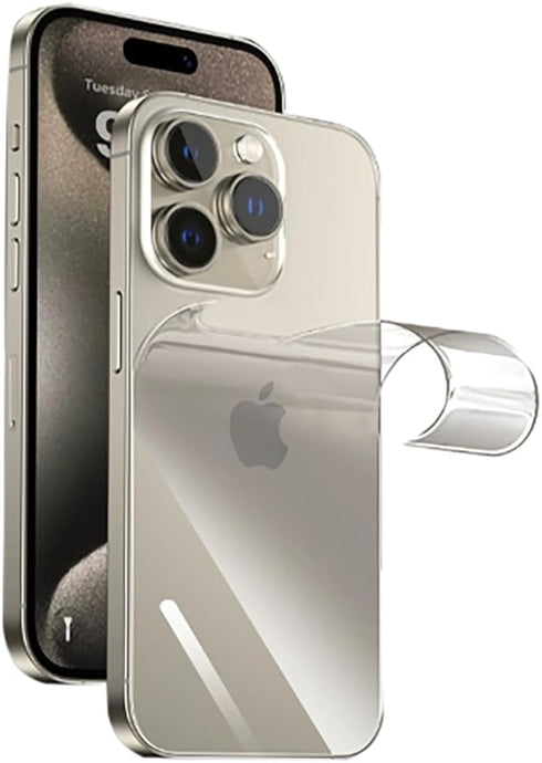 2Pcs Back Screen Protector Film For iPhone 15 Pro Max Hydrogel Film Not Glass......
