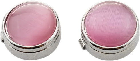 button covers for mens shirts button cover cufflinks cat eye button cover Ladies button covers (Silver-pink diameter 1.5cm)...