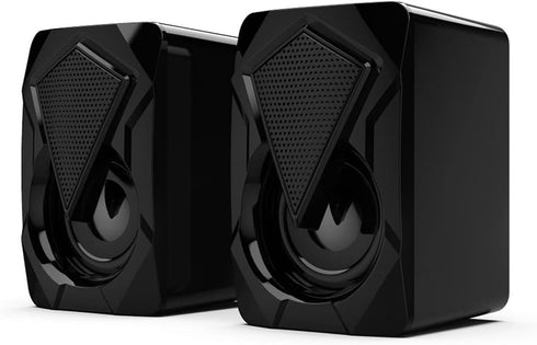 Computer 3.5mm Speakers Led/Volume Control Powered by USB for Laptop...