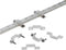 100 Pack led Rope Light mounting Brackets Outdoor Rope Light Fixing Clips Suit for 14-15mm Width Rigid Rope Light Holder with 202PCS Screws...