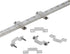 100 Pack led Rope Light mounting Brackets Outdoor Rope Light Fixing Clips Suit for 14-15mm Width Rigid Rope Light Holder with 202PCS Screws...