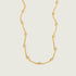 MEVECCO Gold Beaded Bracelets,18K Gold Plated Handmade Cute Satellite Diamond Cut Oval and Round Beads Rope Chain Dainty Bracelet for Women...