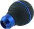 5 Speed Shift Knob Round Ball Gear Stick Leather Shifter Knob Handle Transmissions Fit Most Manual Cars Truck SUV Vehicle (Black+Blue)...