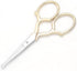 Embroidery Scissors - Stainless Steel Sharp Sewing Shears for DIY Craft, Art Work, Needlework, Cross Stitch (Gold Safety - 3.7 Inch)...