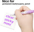 600Pcs Transparent Sticky Notes,Clear Self-Sticky Annotation, Waterproof Translucent Color Memo Pad 3 x 3 inch...