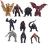 HANBO The King of Monster toys Movable Joint Action Figures, Mini Dinosaur Playsets Kids Birthday Gifts Cake Toppers Pack (mini 10 gold)...