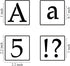 1 Inch Alphabet Letter Stencils for Painting - 70 Pack Letter and Number Stencil Templates with Signs for Painting on Wood, Reusable Letters and N...