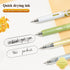 M&G Gel Pens, 4 PCS Black Gel Pens Fine Point 0.5mm, Retractable Gel Ink Rollerball Pens, Cute Gel Ink Pens with Flower for Smooth Writing Men Wom...