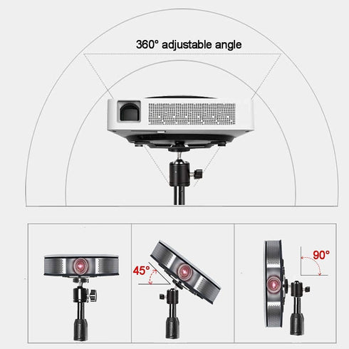 Projector Tripod Stand, Portable Tripod Mount Floor Stand 17" to 39", Folding Floor Tripod Stand, Outdoor Stand for Small Projector,Camera, Webcam...