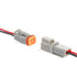 Deutsch DT 2 Pin Connector,2 Way DT Automotive Waterproof Electrical Connector Male Female Plug Wiring Harness,with 16 AWG Cable Wire,for Car,Truc...