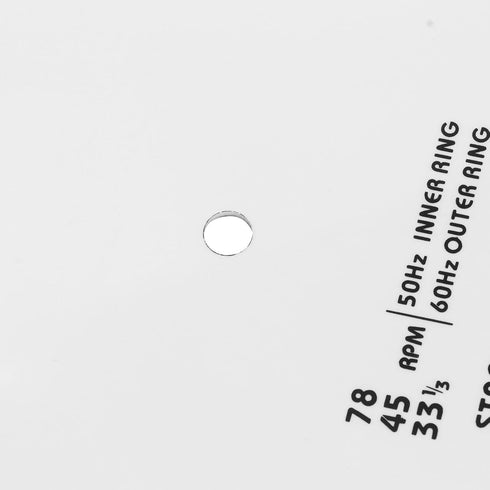 Turntable Strobe Disc, LP Stroboscope Disc Mat Rotational Speed Detection LP Turntables Calibration Disc for Record Player...