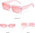 Retro Rectangle Sunglasses for Women Men Small Square Frame Trendy Y2K 90’s Black Sunglasses...