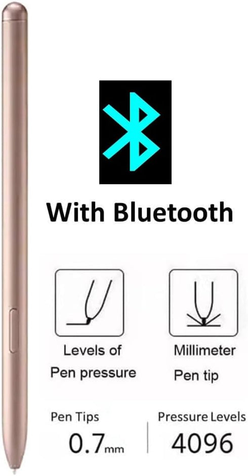 Galaxy Tab S7 Stylus Pen (0.7mm Pen Tip)-with Bluetooth Replacement for Galaxy Tab S7,S7 Plus All Verisons (Bronze)...