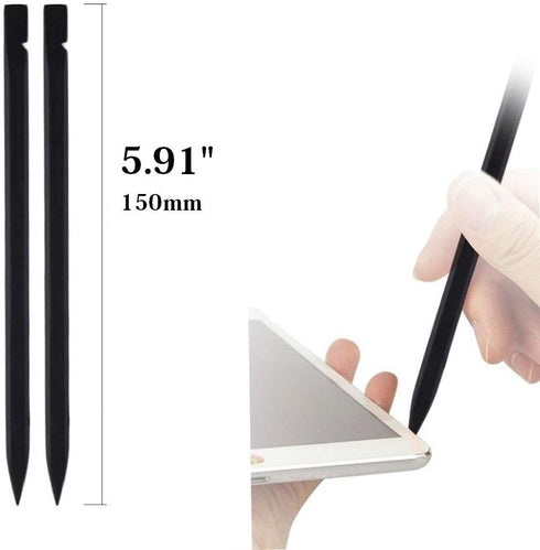 Set Of 50 Universal Black Stick Spudger Opening Pry Tool Kit for iPhone Smart Phone iPad Tablets Macbook Laptop Games Repair 5.91"...