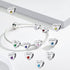 January-December 12 Months Colors Birthstone Crystal Happy Birthday Heart Charms For Charm Bracelets Necklace...