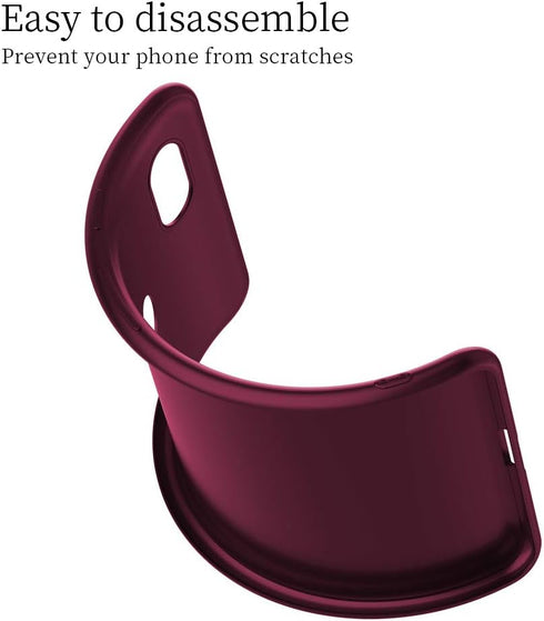 X-level, Google Pixel 3 XL Case-Guardian Series, Soft TPU Matte Finish, Ultra-Thin Light Protective Back Cover, WineRed...