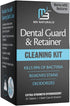 Retainer Cleanser Tablets and Soak Container Universal No Mess Denture Cleaning Tablets and Denture Bath Case Strainer Multipurpose Bath Cup Mouth...