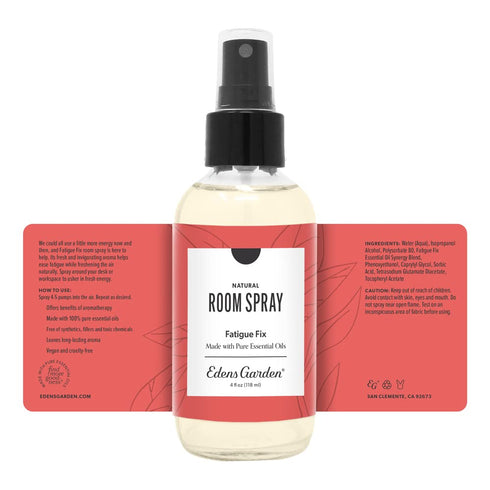 Edens Garden Fatigue Fix Aromatherapy Room Spray, All Natural & Made with Essential Oils (Great Home Air Freshener - Try Using On Pillows & Linens...