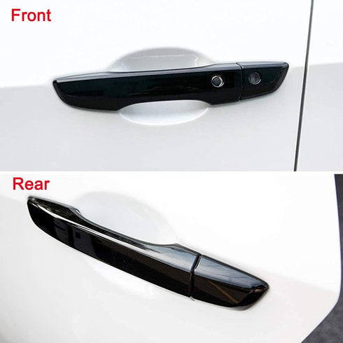 Exterior Door Handle Cover Trim for Honda Civic 10th Gen Accessories 2016 2017 2018 2019 2020 2021 with Smart Keyhole (Glossy Black)...