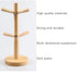 Mug Holder Tree, Bamboo Mug Tree Stand, Countertop Mug Tree, Coffee Cup Stand for Countertop, Coffee Cup Holder with 6 Hooks...