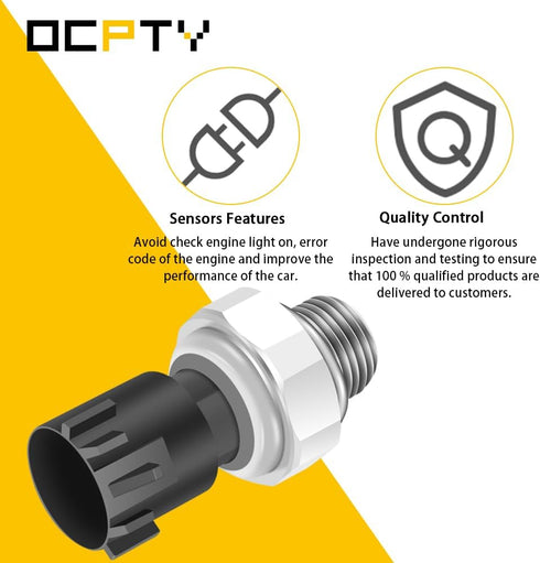 OCPTY Oil Pressure Sensor Switch 12673134 Fit for Chevy, for GMC, for Buick, for Cadillac, for Hummer - Silverado, Suburban, Tahoe, Impala, Trailb...