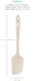 DI ORO Silicone Spatula - 600°F Heat-Resistant Rubber Kitchen Spatula for Baking, Scraping, & Mixing - BPA Free Nonstick Cookware Safe Flexible Ut...