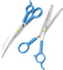 Dog Grooming Scissors Set, Curved Dog Grooming Scissors, Shine Sharp Stainless Steel with Safety Round-Tip, Perfect for Groomer at Home and the Am...